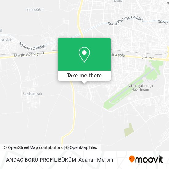 ANDAÇ BORU-PROFİL BÜKÜM map