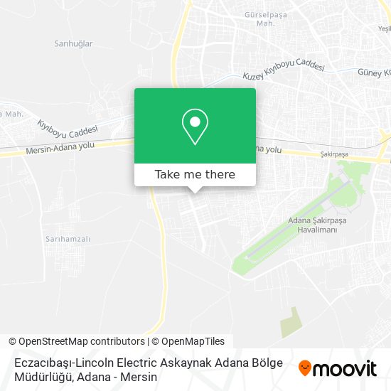 Eczacıbaşı-Lincoln Electric Askaynak Adana Bölge Müdürlüğü map