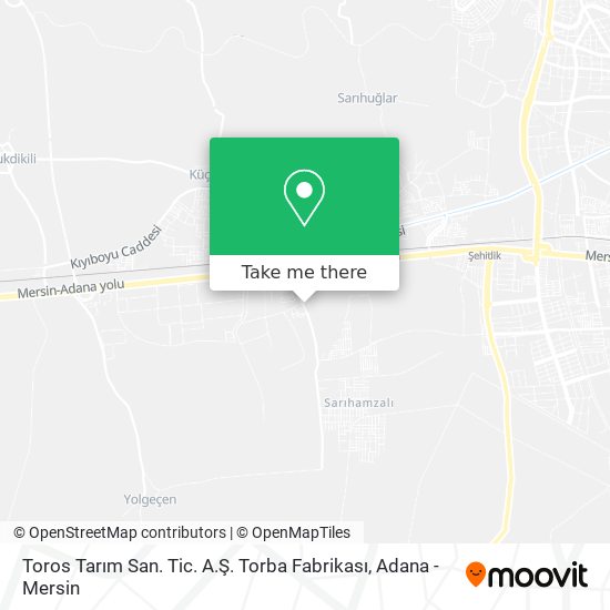 Toros Tarım San. Tic. A.Ş. Torba Fabrikası map