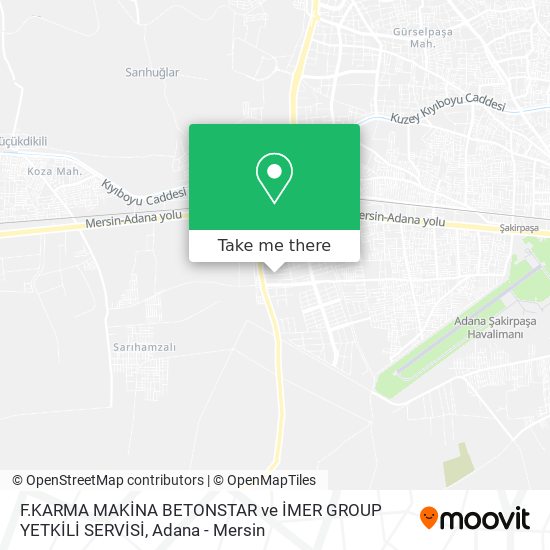 F.KARMA MAKİNA BETONSTAR ve İMER GROUP YETKİLİ SERVİSİ map