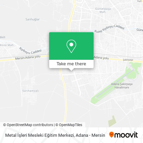 Metal İşleri Mesleki Eğitim Merkezi map
