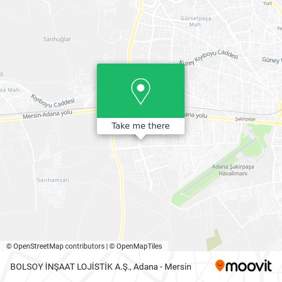 BOLSOY İNŞAAT LOJİSTİK A.Ş. map