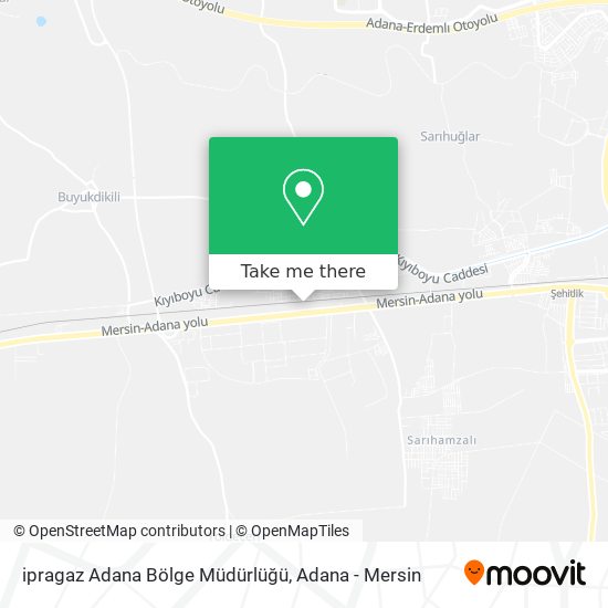 ipragaz Adana Bölge Müdürlüğü map