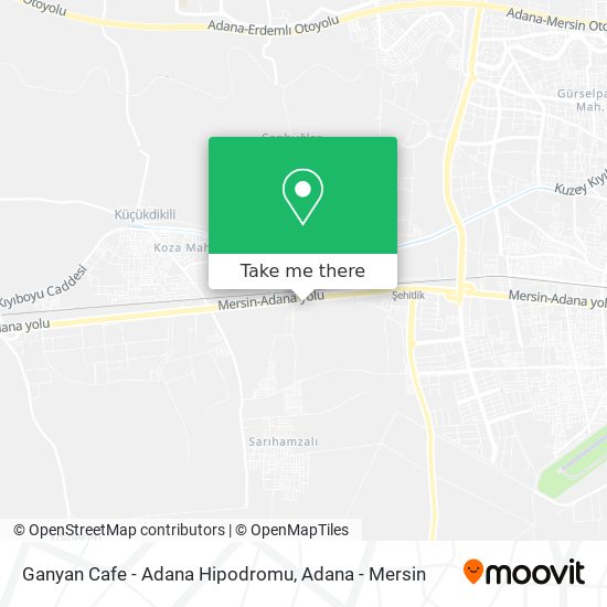 Ganyan Cafe - Adana Hipodromu map