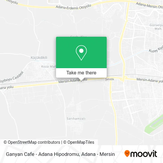 Ganyan Cafe - Adana Hipodromu map