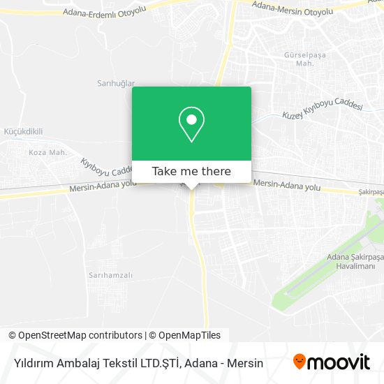 Yıldırım Ambalaj Tekstil LTD.ŞTİ map
