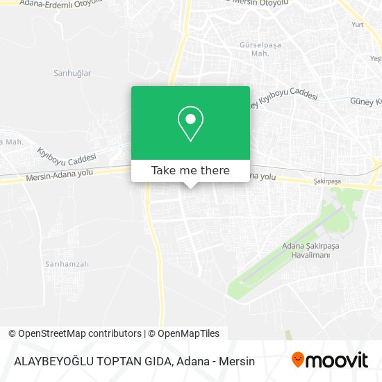 ALAYBEYOĞLU TOPTAN GIDA map