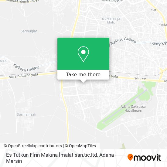 Es Tutkun Fİrin Makina İmalat san.tic.ltd map