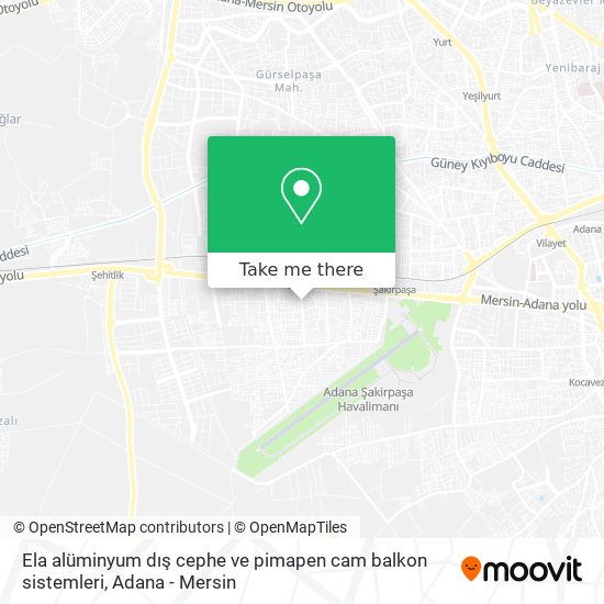 Ela alüminyum dış cephe ve pimapen cam balkon sistemleri map