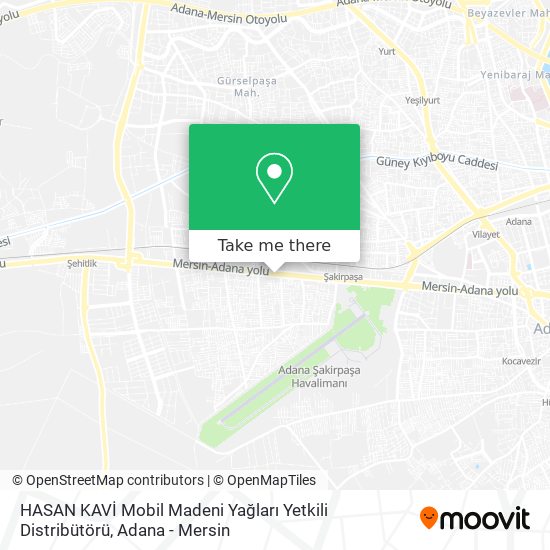HASAN KAVİ Mobil Madeni Yağları Yetkili Distribütörü map