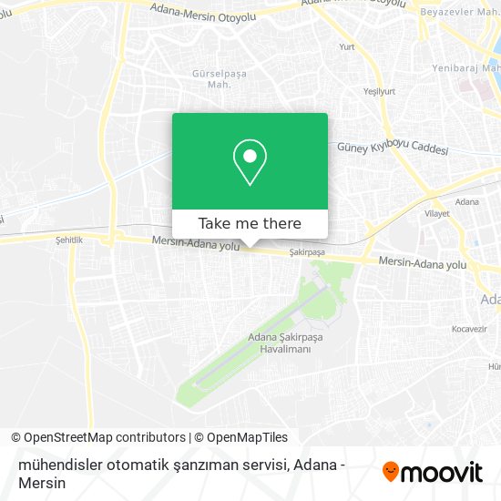 mühendisler otomatik şanzıman servisi map
