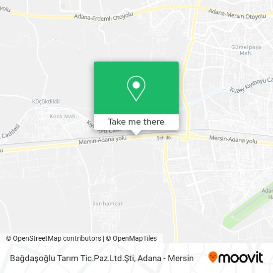 Bağdaşoğlu Tarım Tic.Paz.Ltd.Şti map