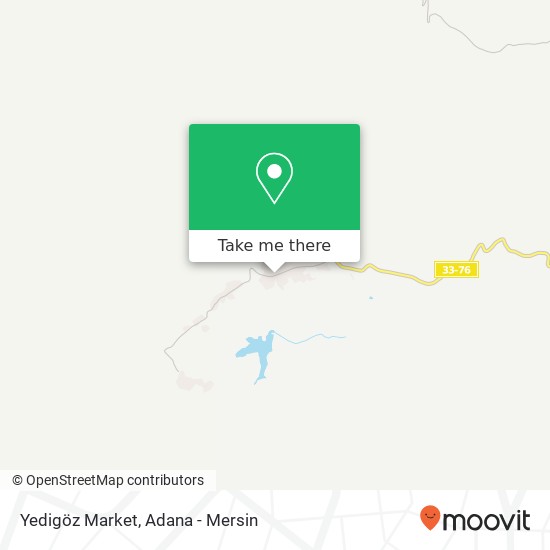 Yedigöz Market map