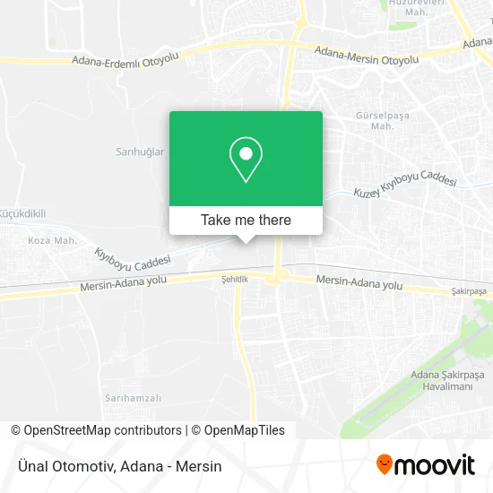 Ünal Otomotiv map