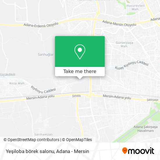 Yeşiloba börek salonu map