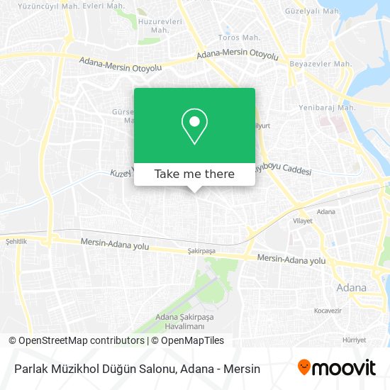 Parlak Müzikhol Düğün Salonu map
