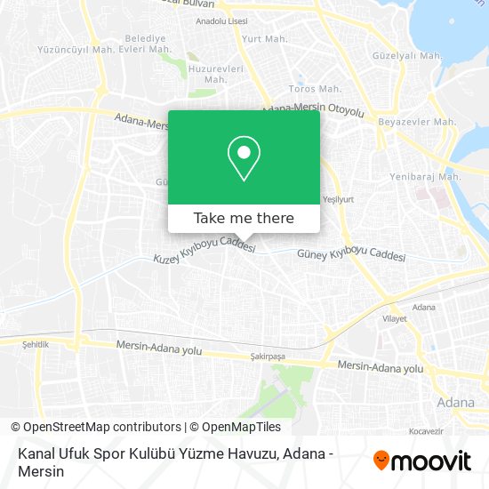 Kanal Ufuk Spor Kulübü Yüzme Havuzu map