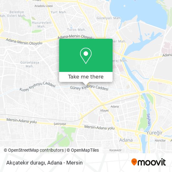 Akçatekır duragı map