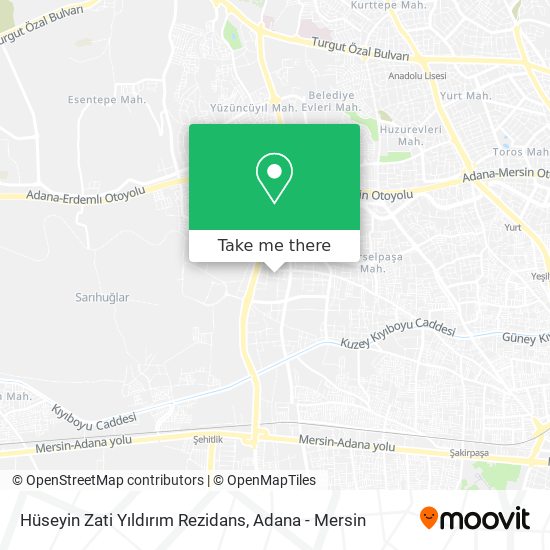 Hüseyin Zati Yıldırım Rezidans map