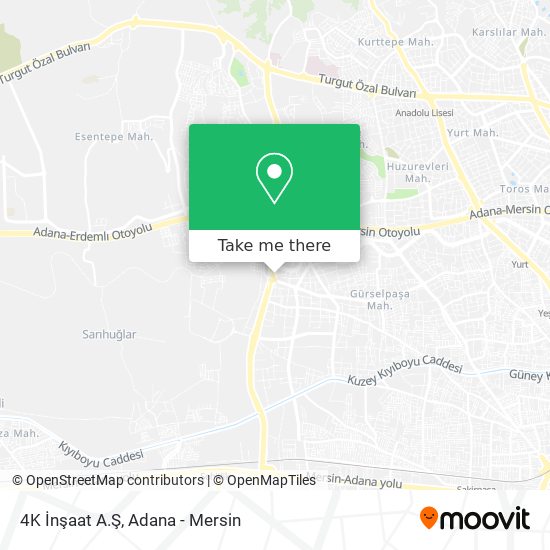 4K İnşaat A.Ş map