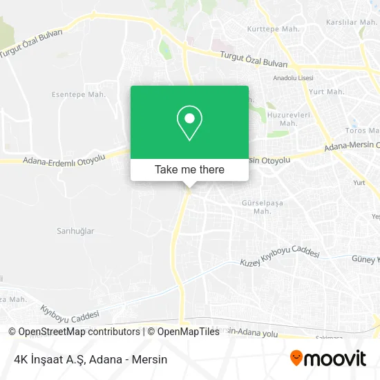 4K İnşaat A.Ş map
