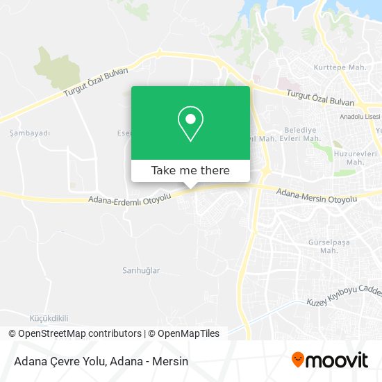 Adana Çevre Yolu map