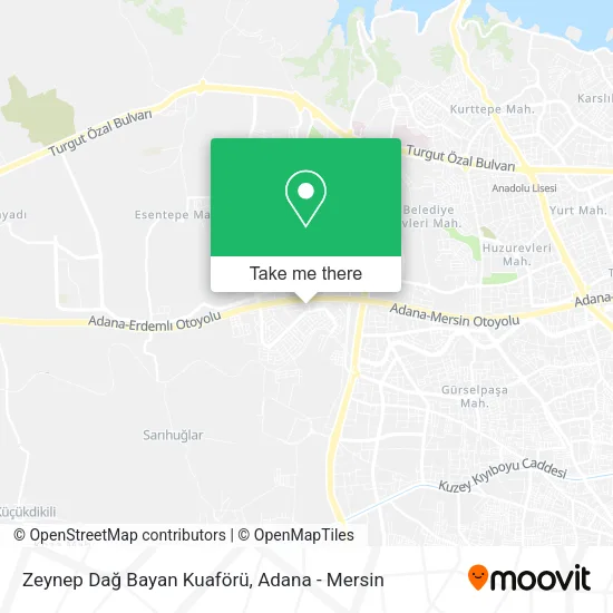 Zeynep Dağ Bayan Kuaförü map