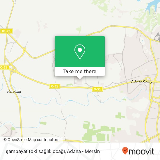 şambayat toki sağlık ocağı map