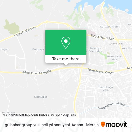 gülbahar  group yüzüncü yıl şantiyesi map