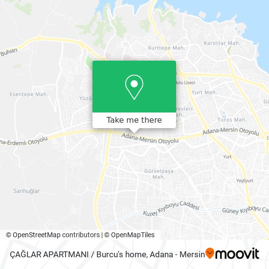 ÇAĞLAR APARTMANI / Burcu's home map