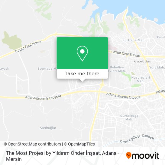 The Most Projesi by Yıldırım Önder İnşaat map