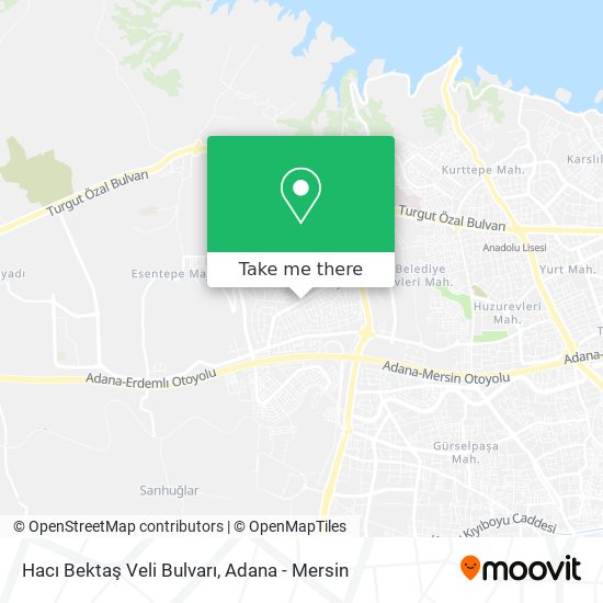 Hacı Bektaş Veli Bulvarı map