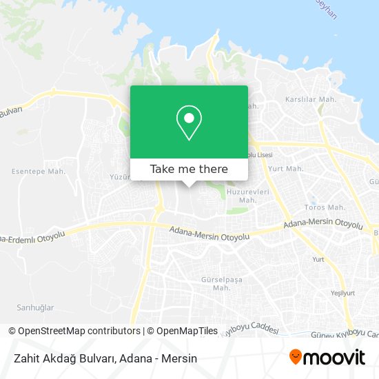 Zahit Akdağ Bulvarı map