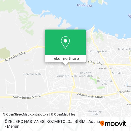 ÖZEL EPC HASTANESİ KOZMETOLOJİ BİRİMİ map