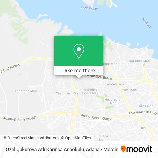 Özel Çukurova Atlı Karınca Anaokulu map