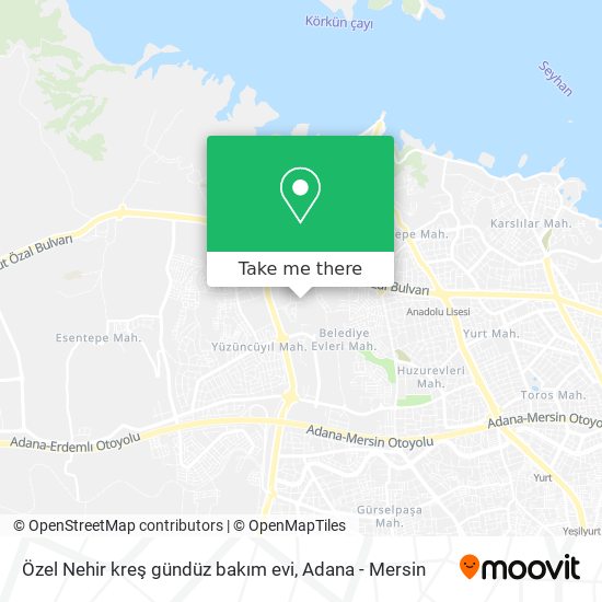 Özel Nehir kreş gündüz bakım evi map