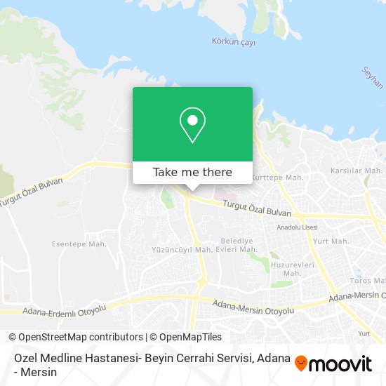 Ozel Medline Hastanesi- Beyin Cerrahi Servisi map