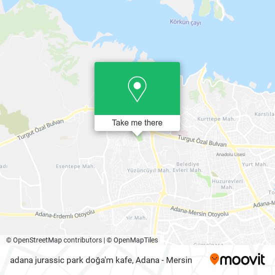 adana jurassic park doğa'm kafe map
