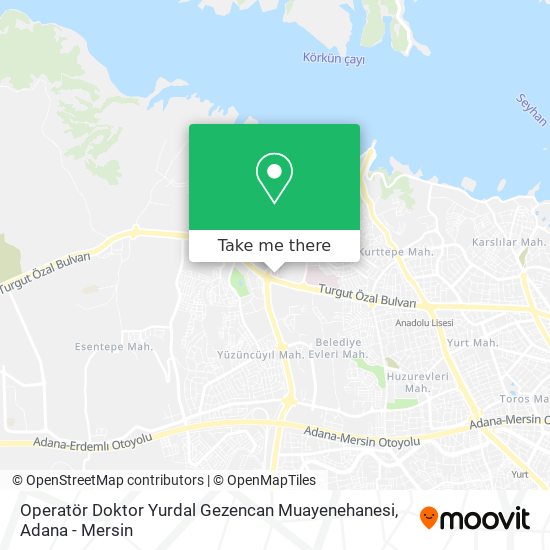 Operatör Doktor Yurdal Gezencan Muayenehanesi map