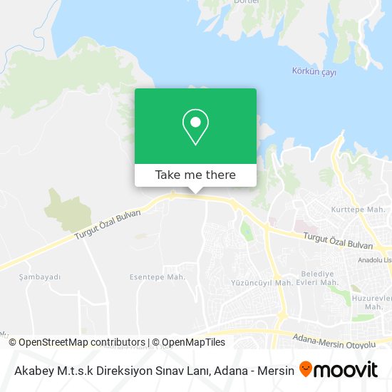 Akabey M.t.s.k Direksiyon Sınav Lanı map