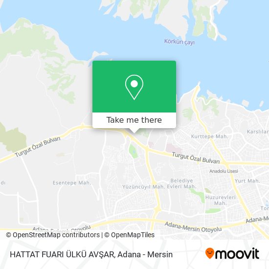 HATTAT FUARI ÜLKÜ AVŞAR map