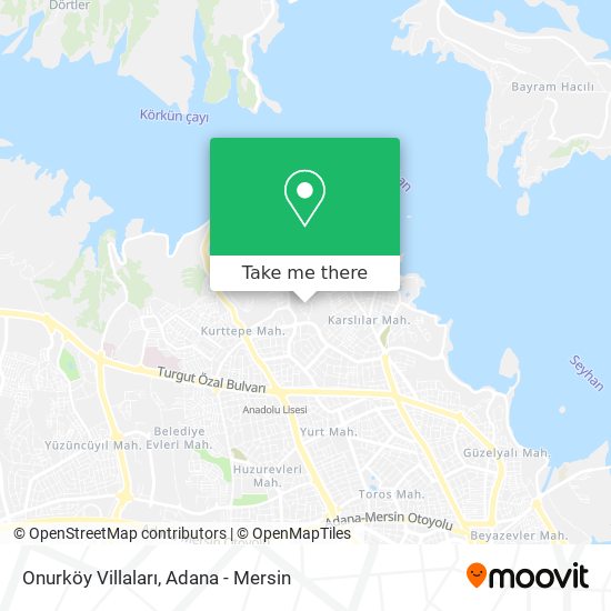 Onurköy Villaları map