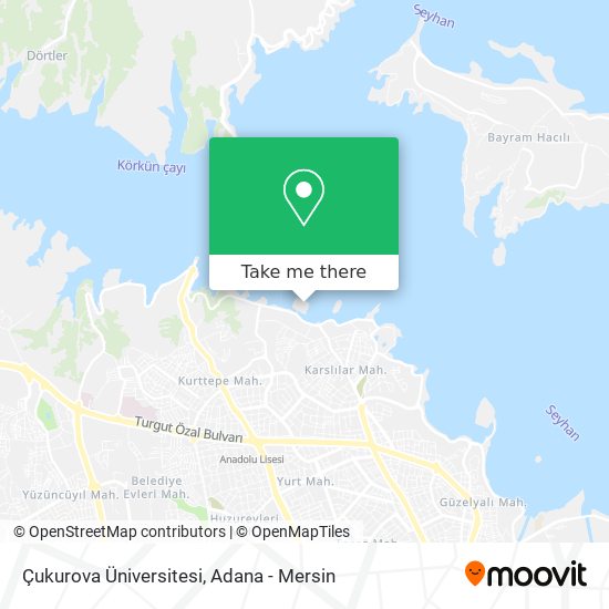 Çukurova Üniversitesi map
