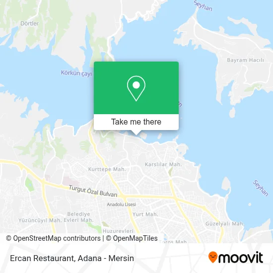 Ercan Restaurant map