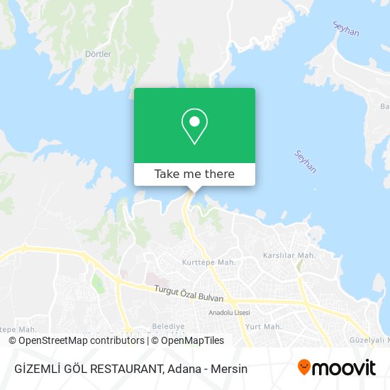 GİZEMLİ GÖL RESTAURANT map