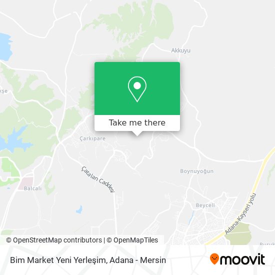 Bim Market Yeni Yerleşim map