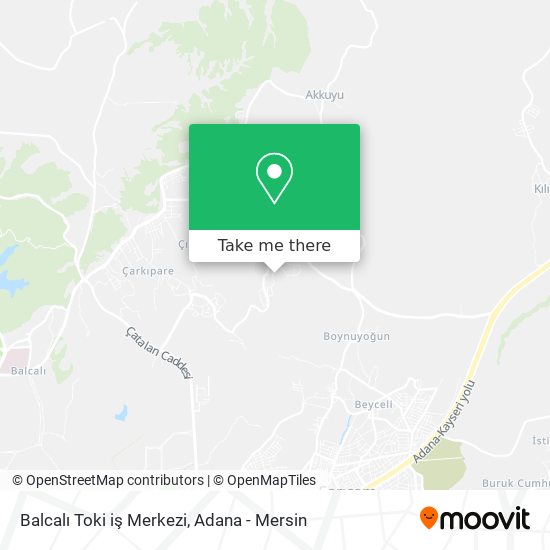 Balcalı Toki iş Merkezi map