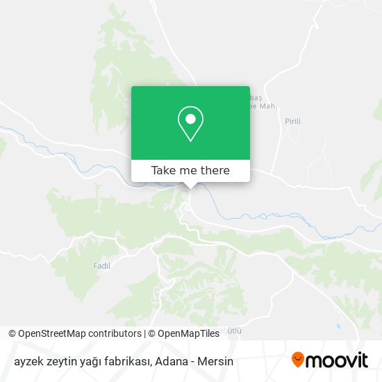 ayzek zeytin yağı fabrikası map