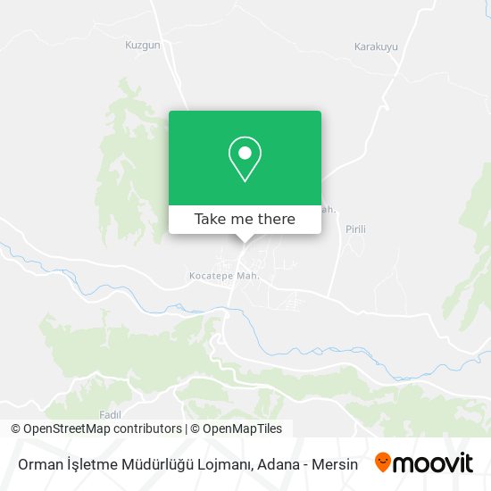 Orman İşletme Müdürlüğü Lojmanı map