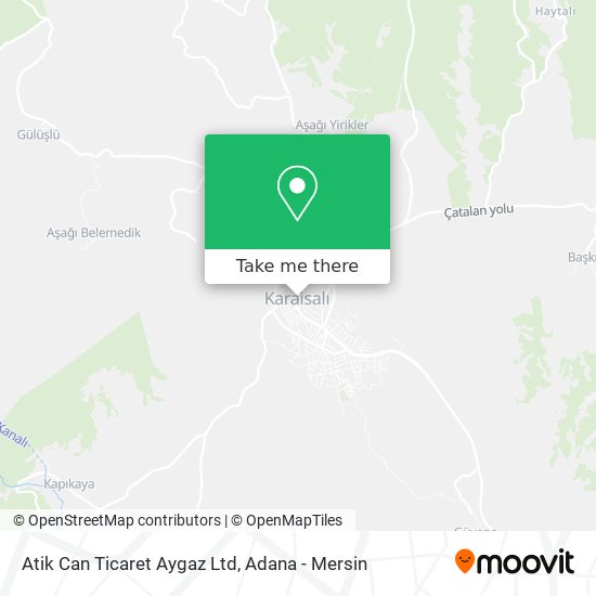 Atik Can Ticaret Aygaz Ltd map